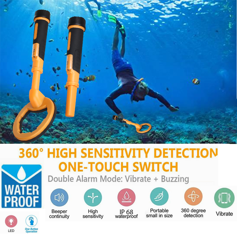 Waterproof Metal Detector Pinpointer - 2023 NEW Pulse Dive Underwater Detector