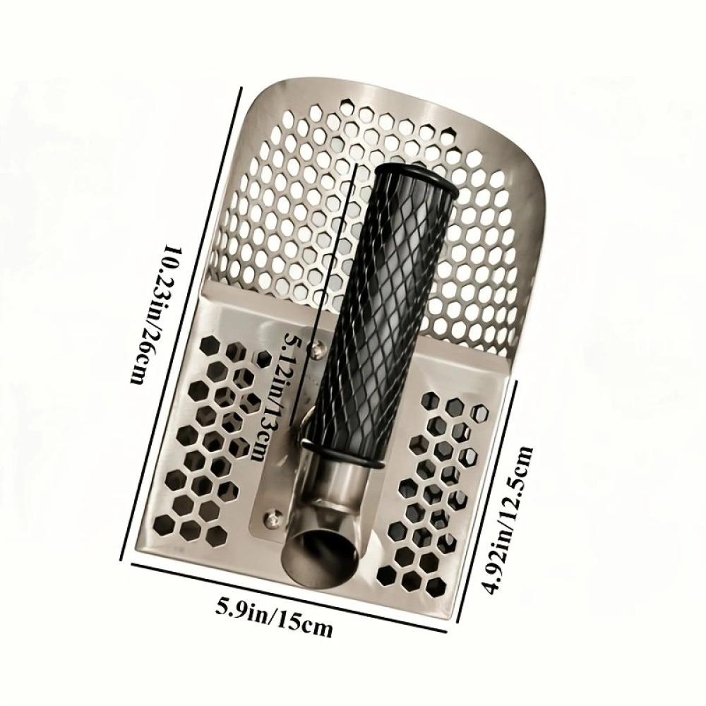 Treasure Hunting Shovel Digging Tool - Stainless Steel Sand Scoop For Metal