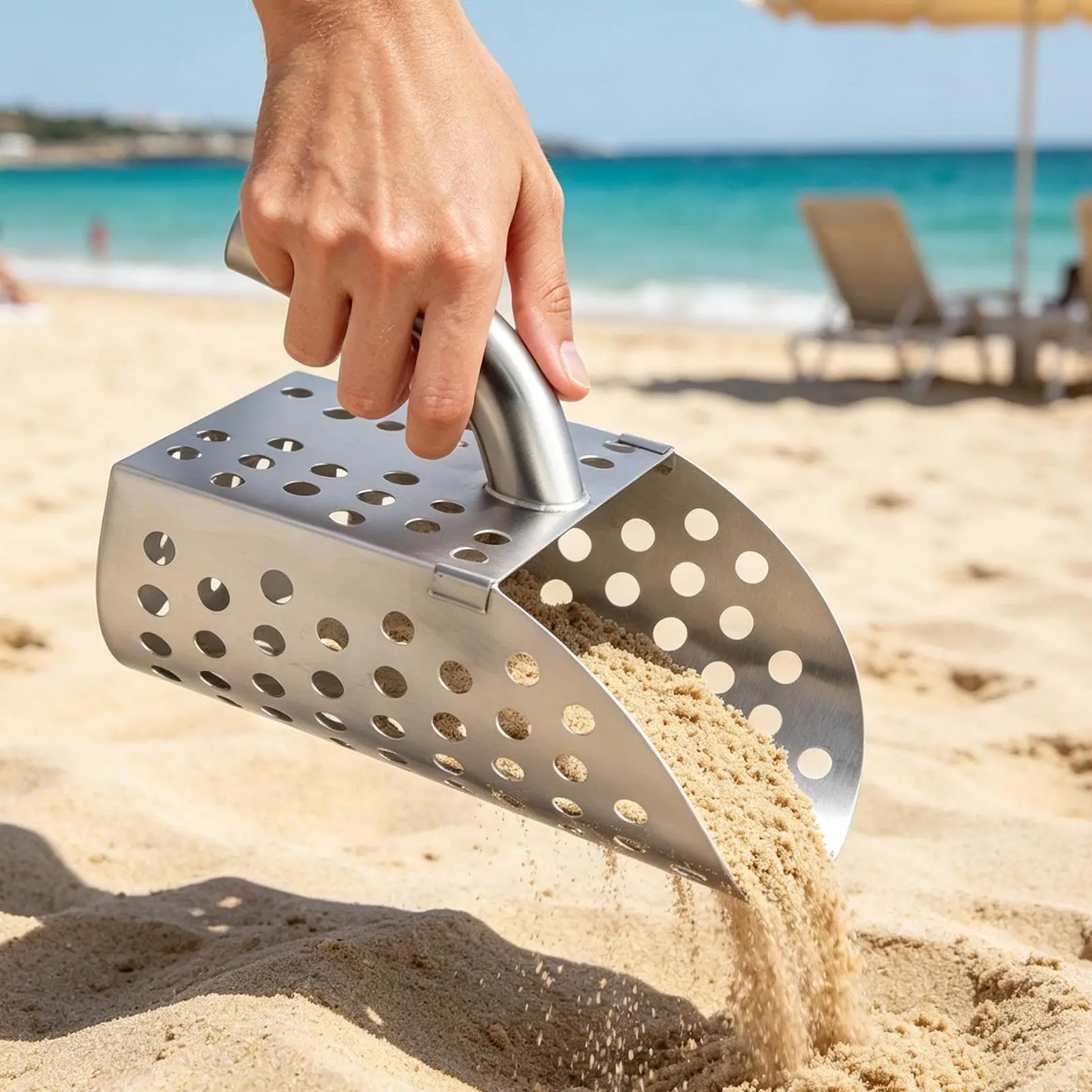 Treasure Hunting Shovel Digging Tool - Metal Detector Sand Scoop And Shovel