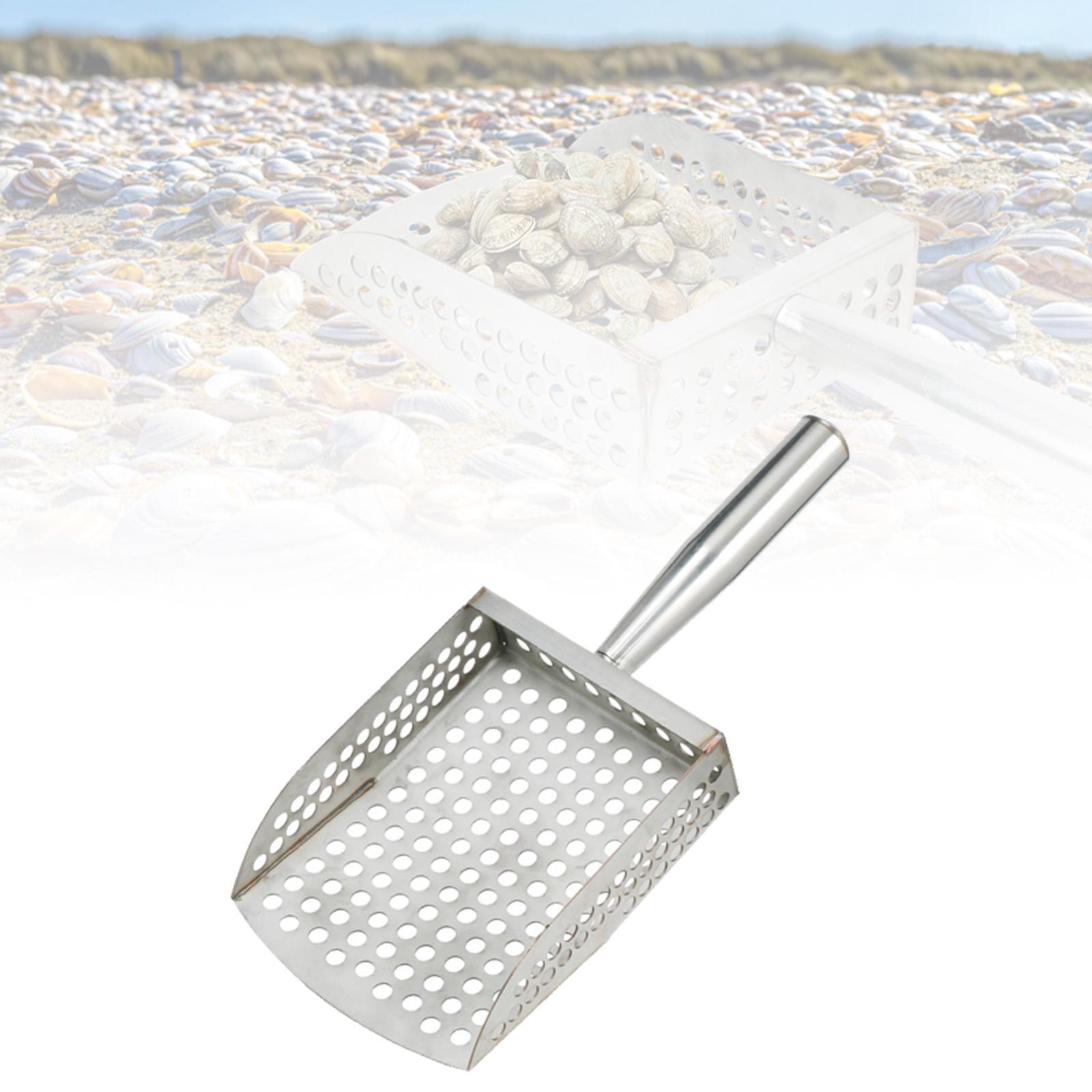 Sand Scoop Stainless Steel Beach Digging - Sand Scoop Handheld Comfortable Handle Digging