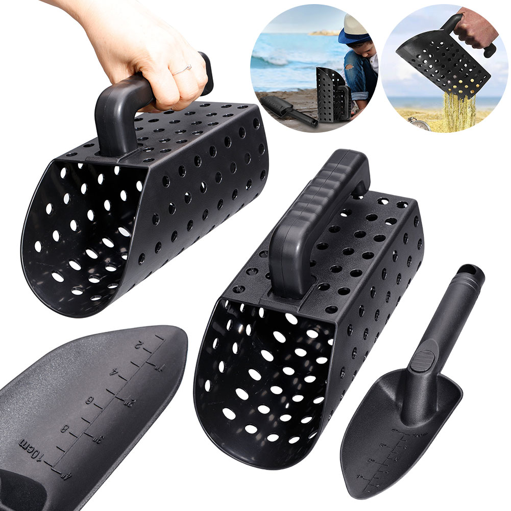 Sand Scoop Stainless Steel Beach Digging - Metal Detector Sand Scoop Shovel Set