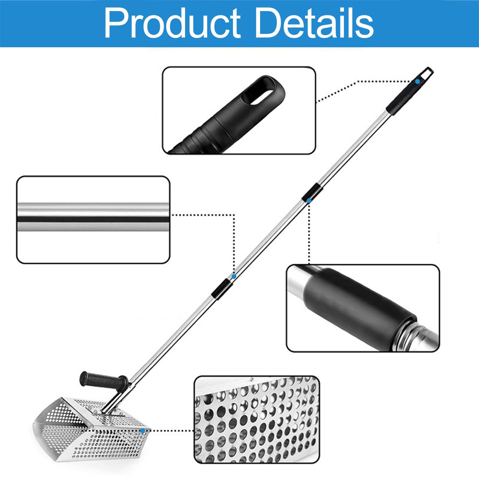 Long Handle Sand Shovel Metal  - Treasure Hunting Shovel Digging Tool ulasan dan harga