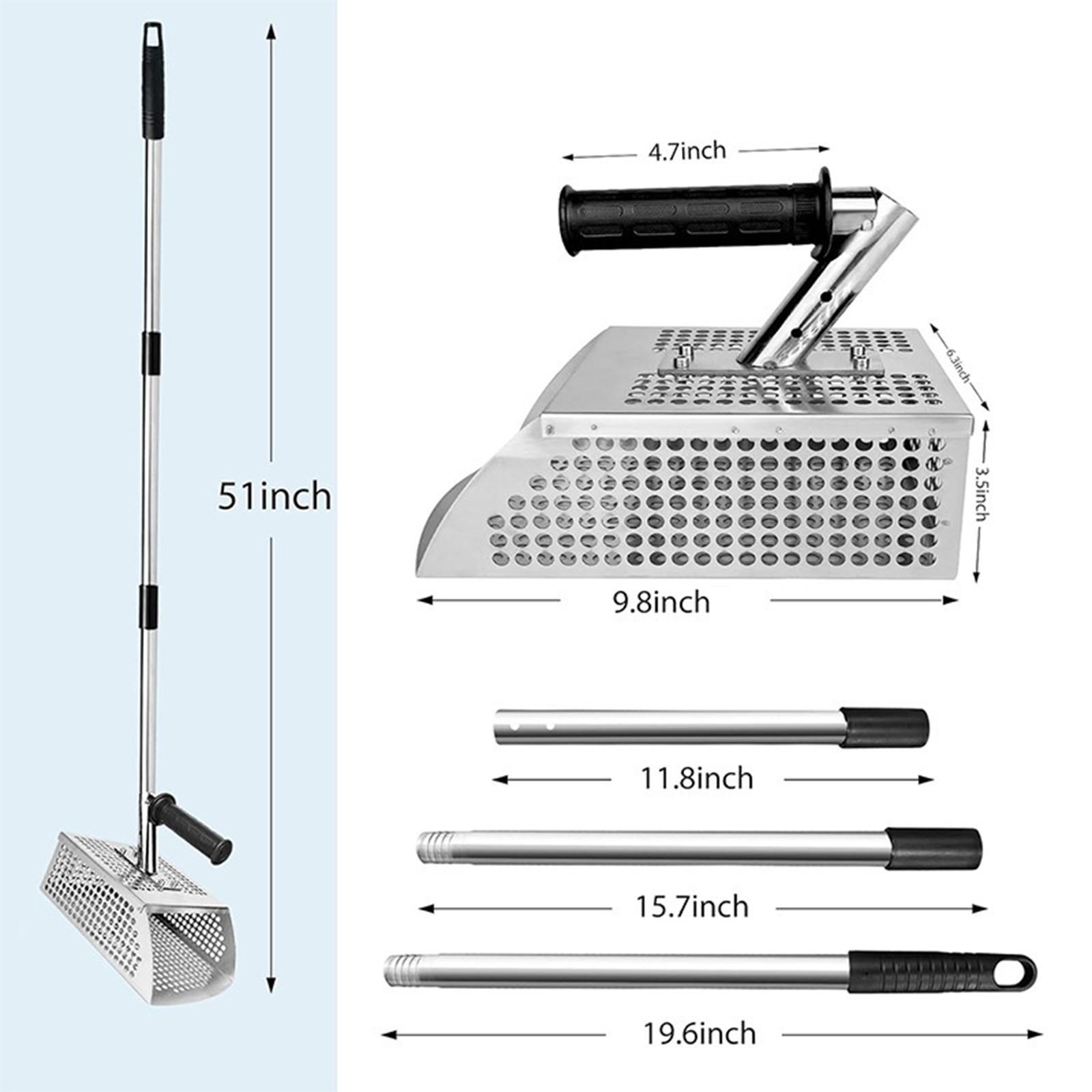 Long Handle Sand Shovel Metal  - Treasure Hunting Shovel Digging Tool ulasan dan harga