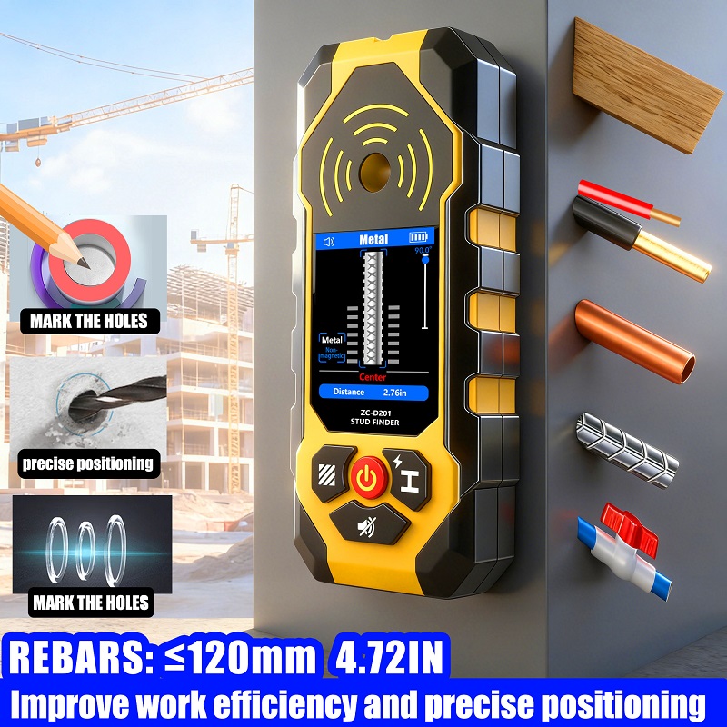 ZC-D201 Stud Finder Wall Scann - Ground Penetrating Radar Scanner ulasan dan harga