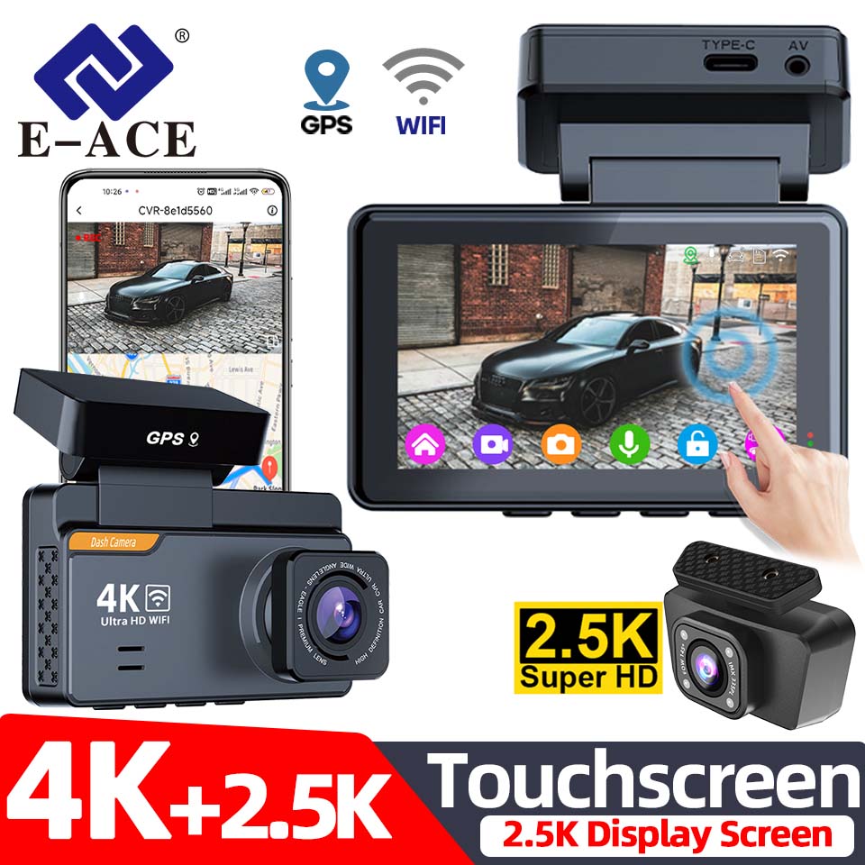 E-ACE 4K Dash Cam 2.5K High-de - Ground Penetrating Radar Scanner ulasan dan harga