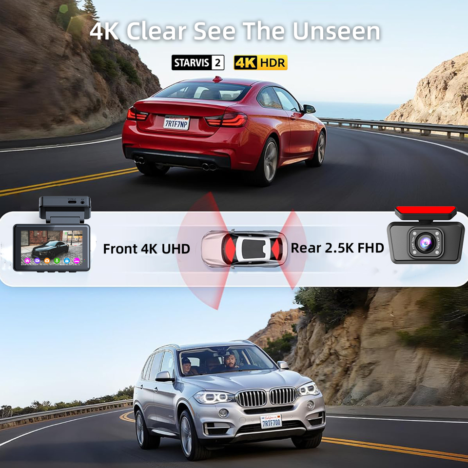 E-ACE 4K Dash Cam 2.5K High-de - Ground Penetrating Radar Scanner ulasan dan harga