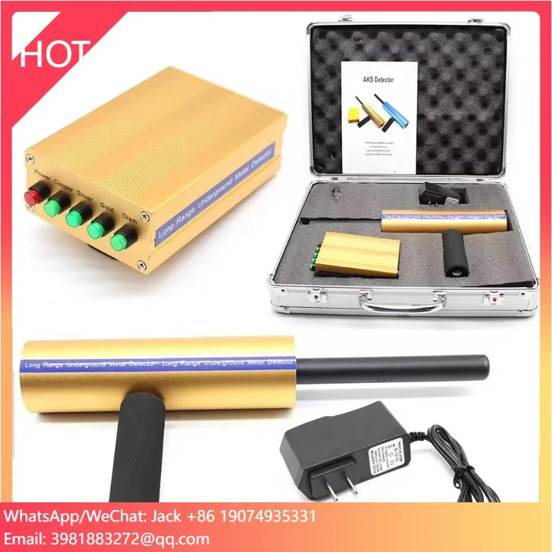 New Professional AKS Gold Meta - Gold Detector Long Range Locator ulasan dan harga