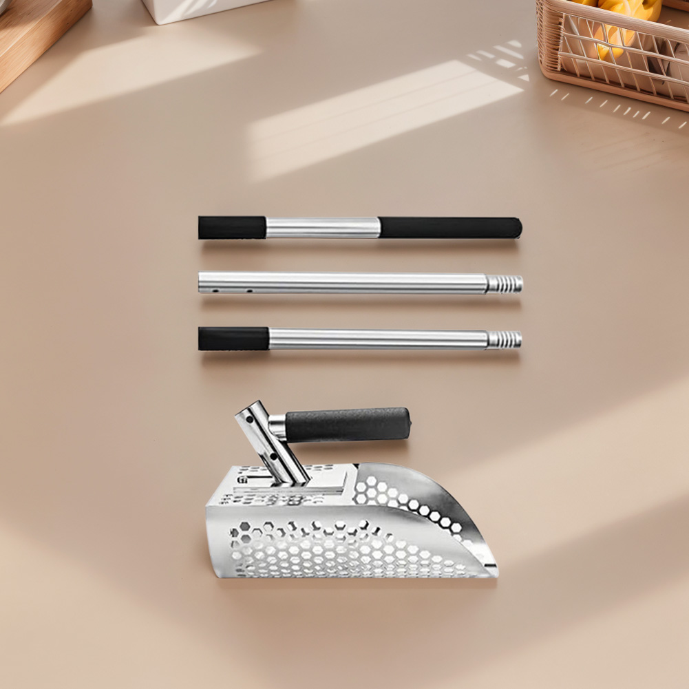 Stainless Steel Sand Scoop Met - Treasure Hunting Shovel Digging Tool ulasan dan harga