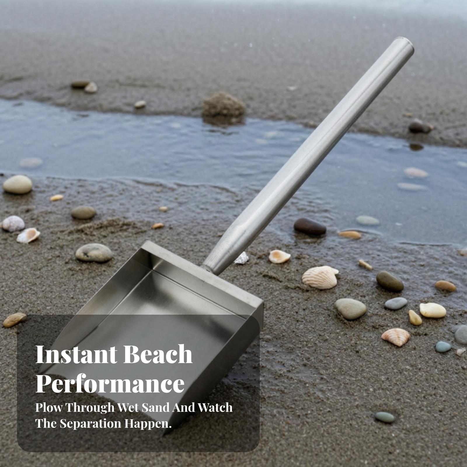 Stainless Steel Beach Sand Sie - Treasure Hunting Shovel Digging Tool ulasan dan harga