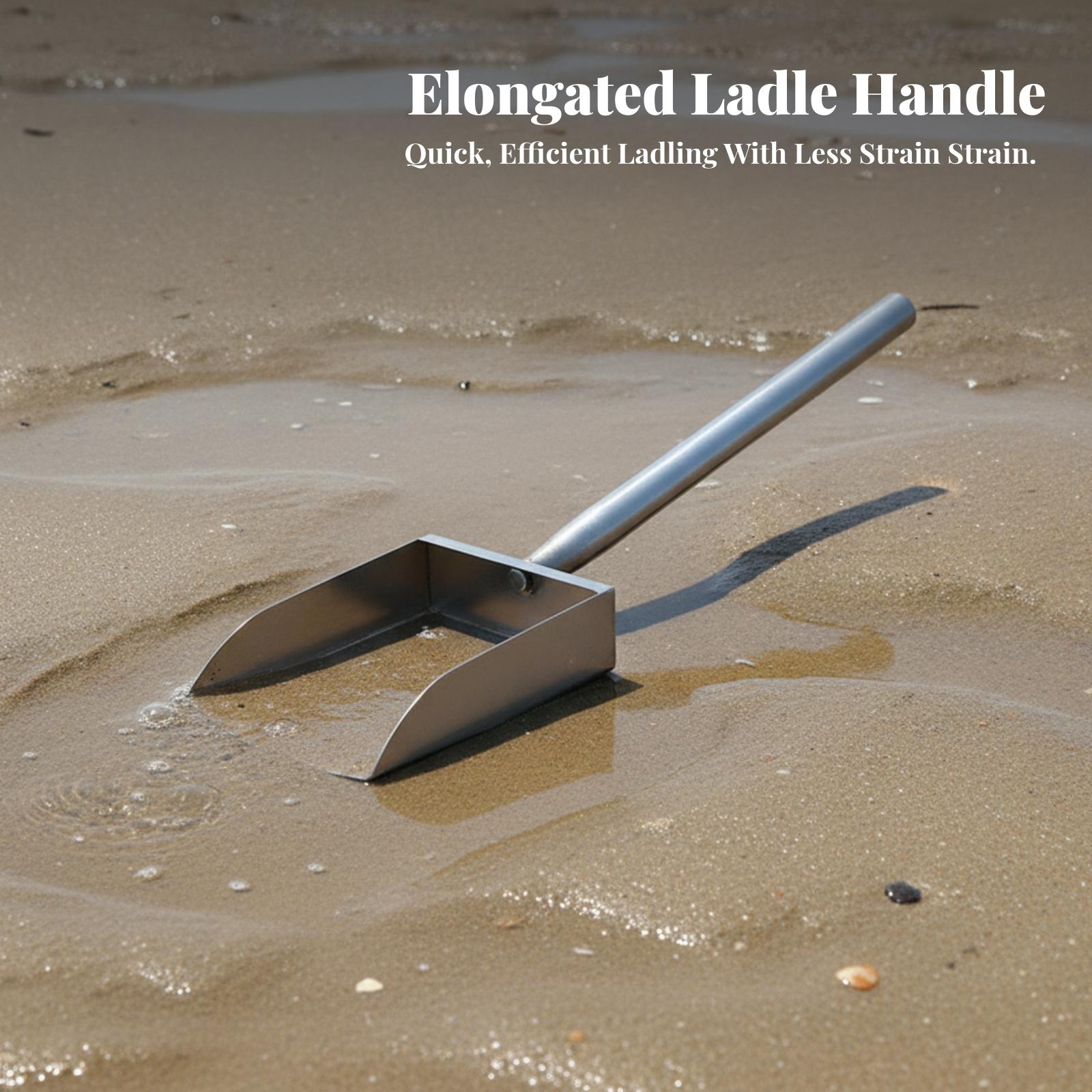 Stainless Steel Beach Sand Sie - Treasure Hunting Shovel Digging Tool ulasan dan harga
