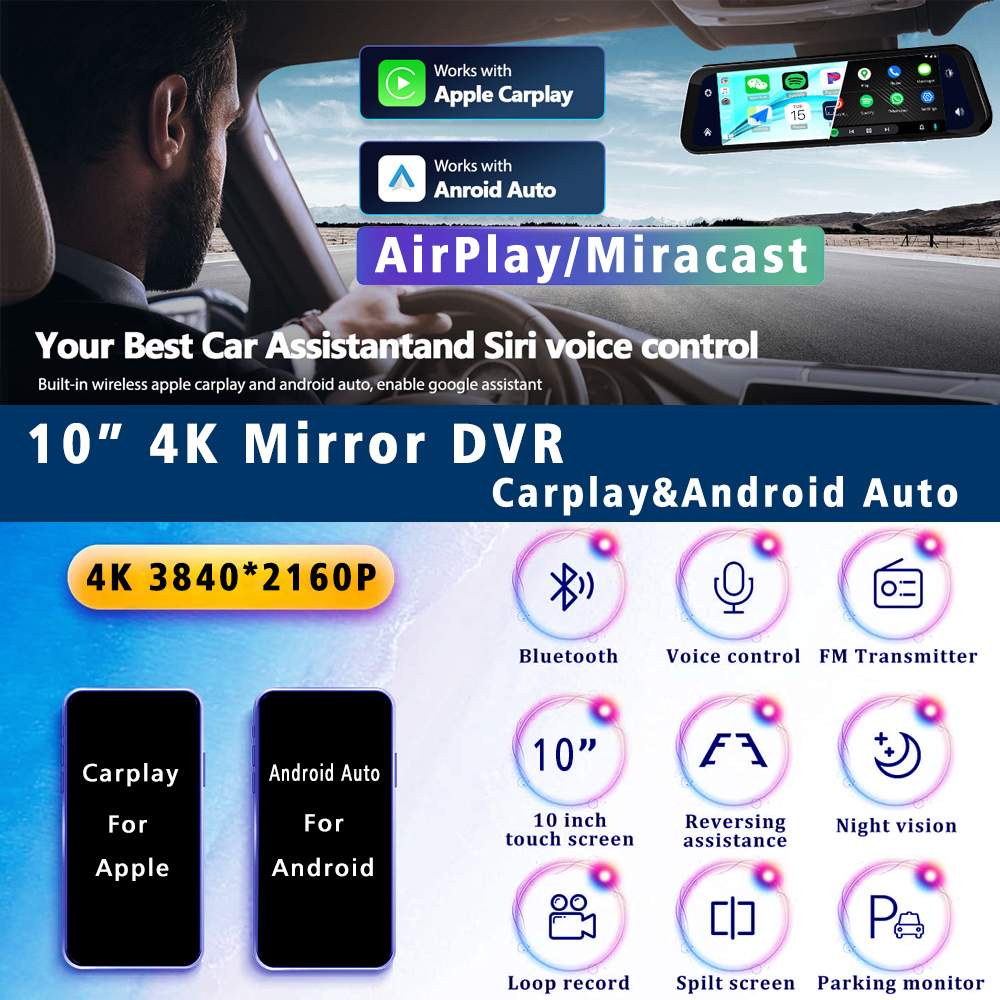 10 Inch 4K 3840*2160P Dash Cam - Ground Penetrating Radar Scanner ulasan dan harga