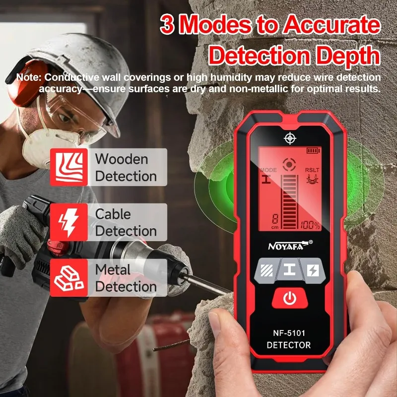 NOYAFA NF-5101 Stud Finder Wal - Ground Penetrating Radar Scanner ulasan dan harga