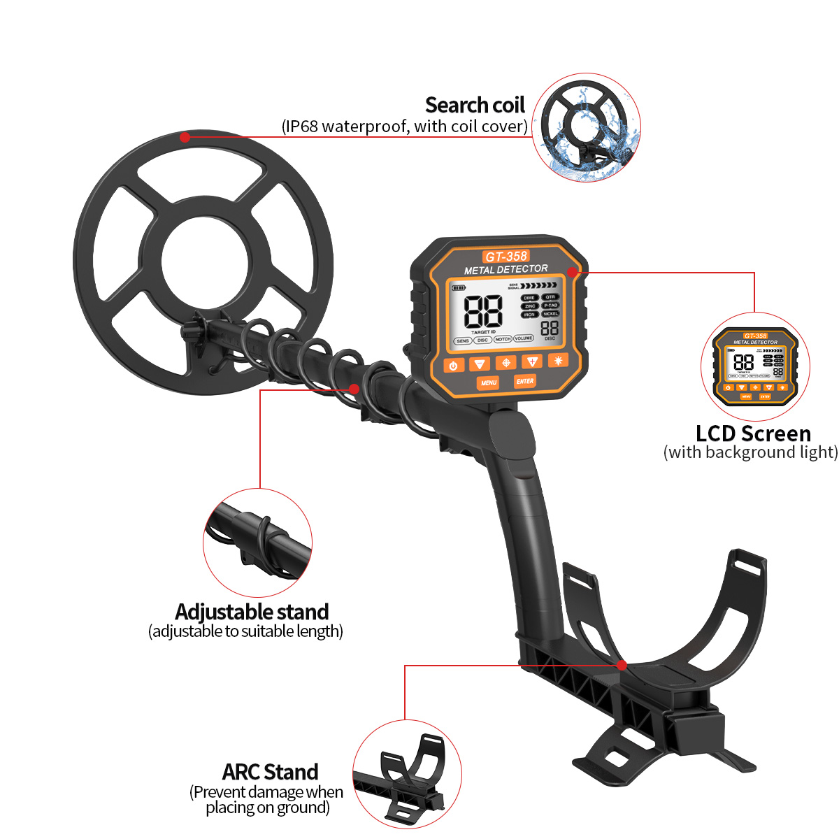 Treasure Hunter Metal Detector - Ground Penetrating Radar Scanner ulasan dan harga
