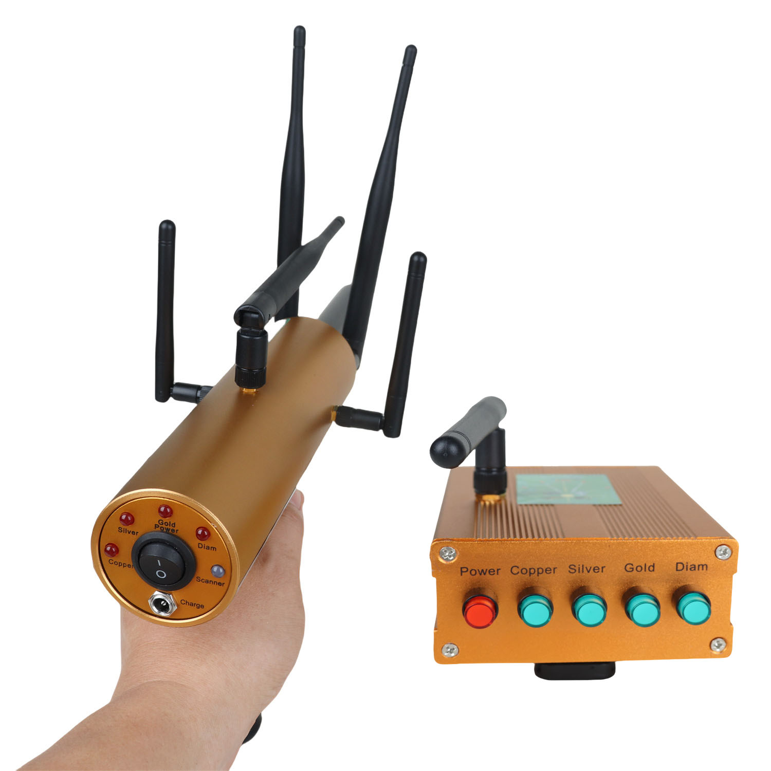 Professional AKS Long Range Go - Gold Detector Long Range Locator ulasan dan harga