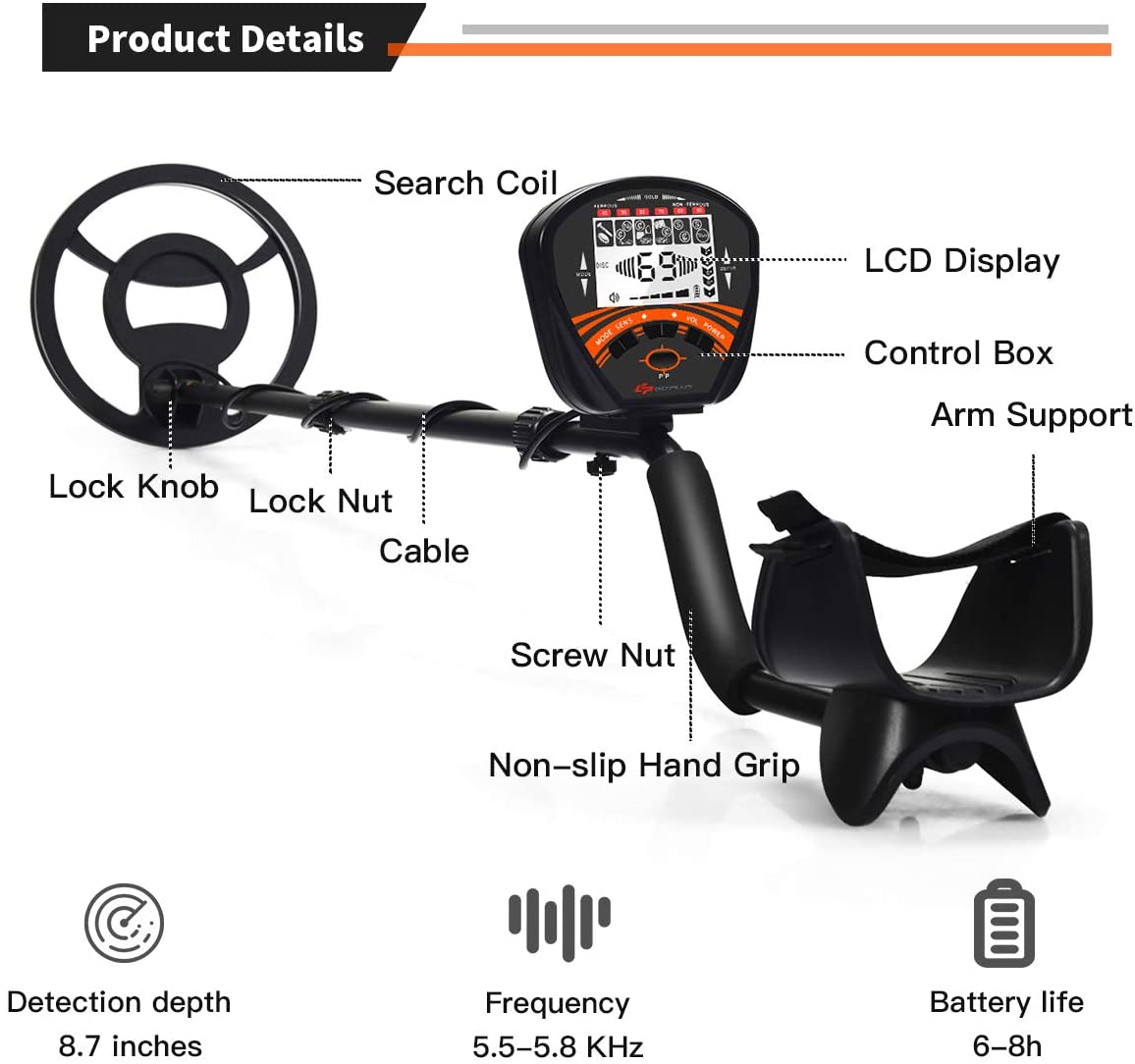 Metal Detector Long Range Tian - Gold Detector Long Range Locator ulasan dan harga