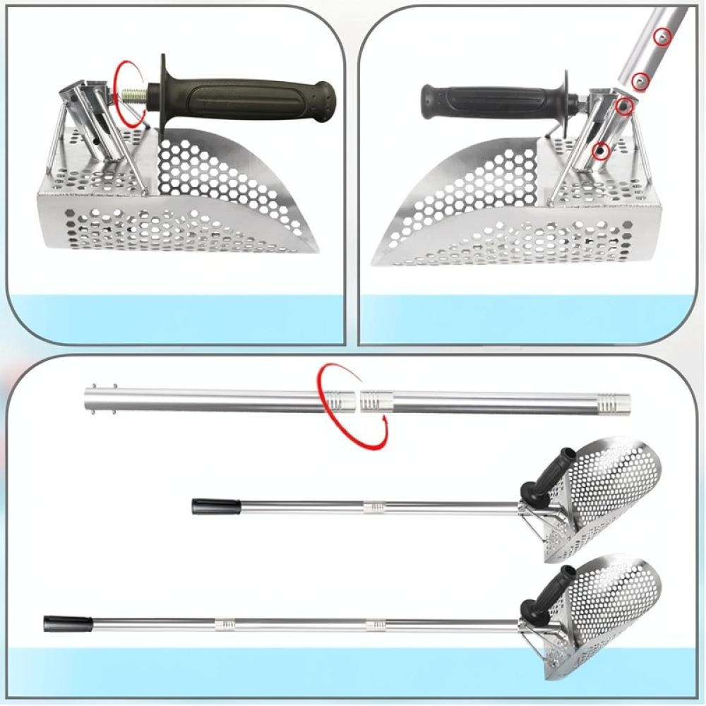 Ergonomic Stainless Steel Beac - Treasure Hunting Shovel Digging Tool ulasan dan harga