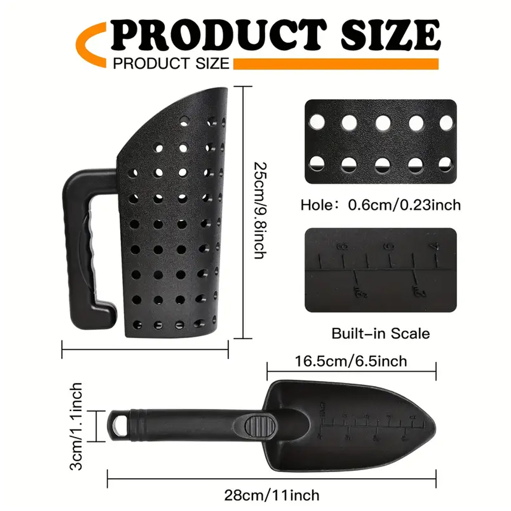 Metal Detector Sand Scoop Shov - Sand Scoop Stainless Steel Beach Digging ulasan dan harga