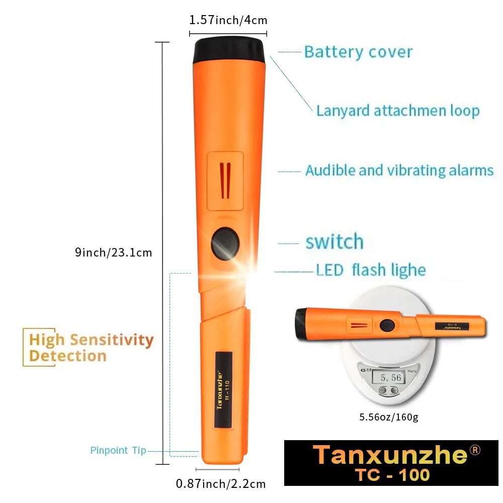 TC-110 High Quality Handheld M - Waterproof Metal Detector Pinpointer ulasan dan harga