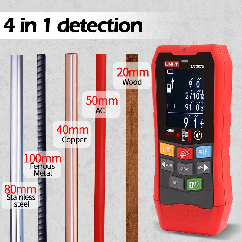 UNI-T 4 In 1 Metal Detector UT - Ground Penetrating Radar Scanner ulasan dan harga