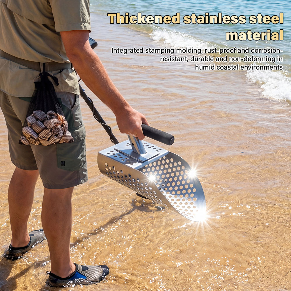 Portable Stainless Steel Sand  - Treasure Hunting Shovel Digging Tool ulasan dan harga