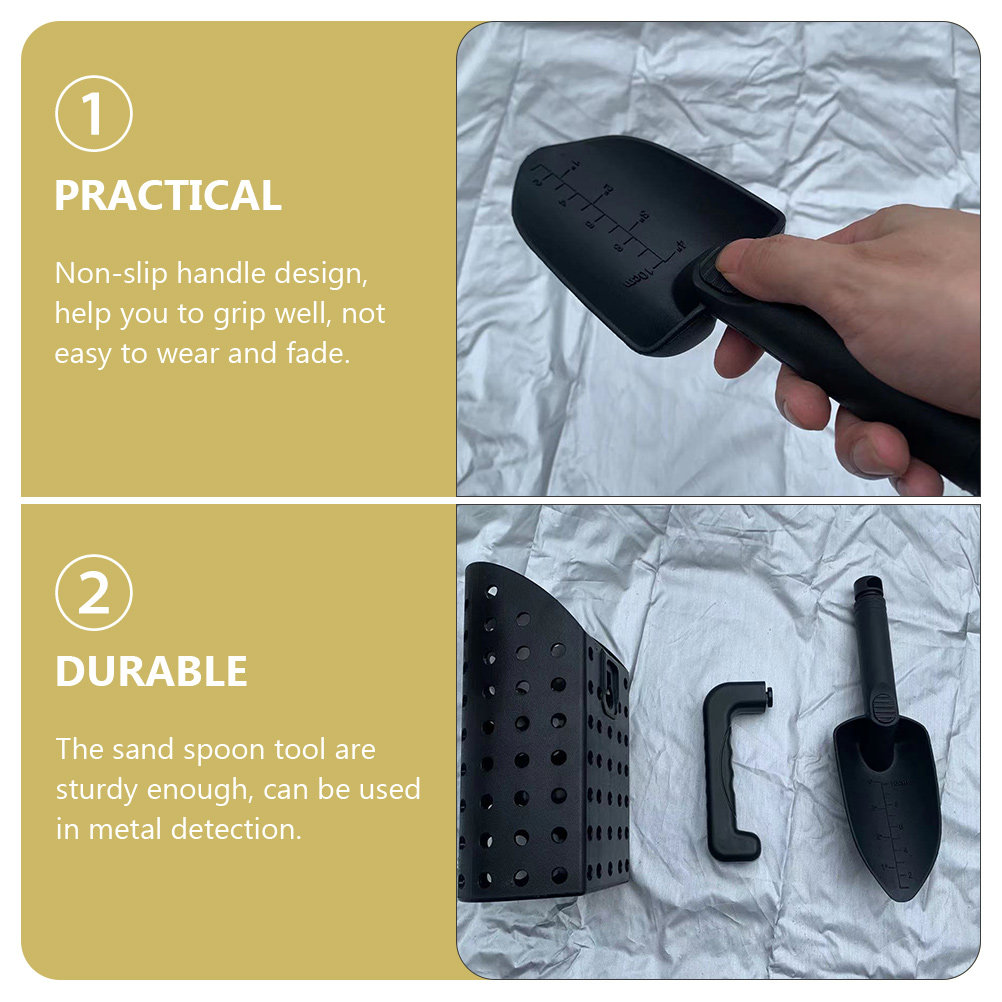1Set Ergonomic Non-Slip Handle - Treasure Hunting Shovel Digging Tool ulasan dan harga