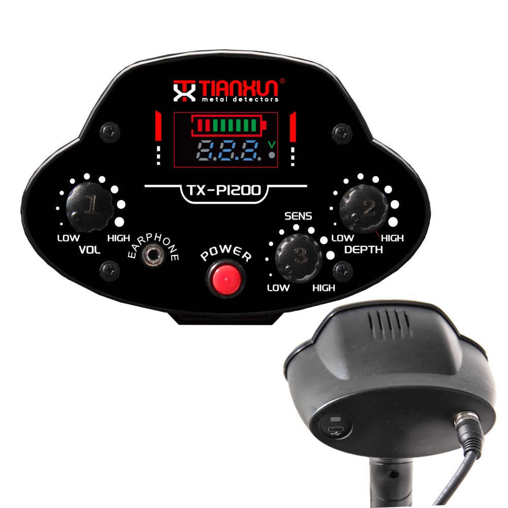 PI200 Pulse Induction Metal De - Gold Detector Long Range Locator ulasan dan harga
