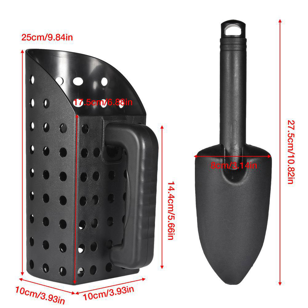Metal Detector Sand Scoop Shov - Sand Scoop Stainless Steel Beach Digging ulasan dan harga