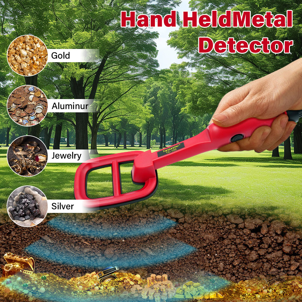 TC-120 Hand Held Metal Finder  - Waterproof Metal Detector Pinpointer ulasan dan harga